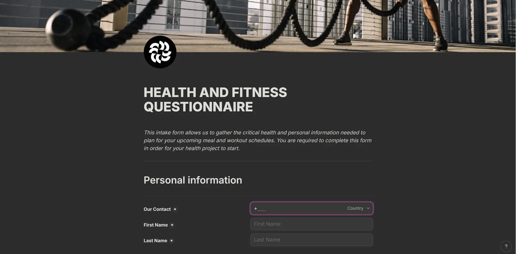 Tally's Notion-like form experience